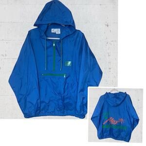 Vintage Disney Store Winnie the Pooh Tigger Sport Windbreaker Anorak Rain S/M